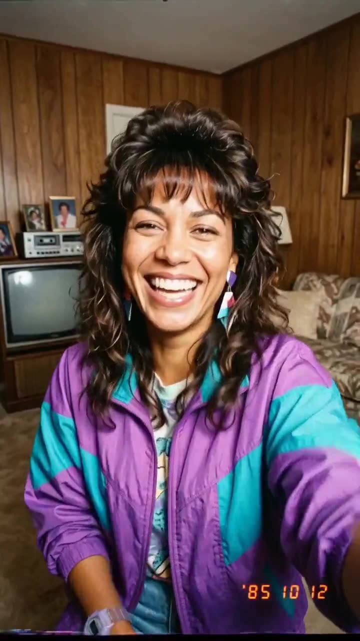How to Make a 80s AI Trend: Your 1985 Photo and Home Video on RemixMeme