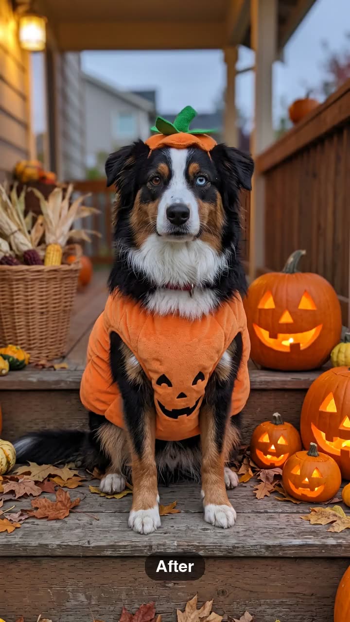 Create a AI Dog Costume: Your Dog or Cat in Any Halloween Costume With Your Photo