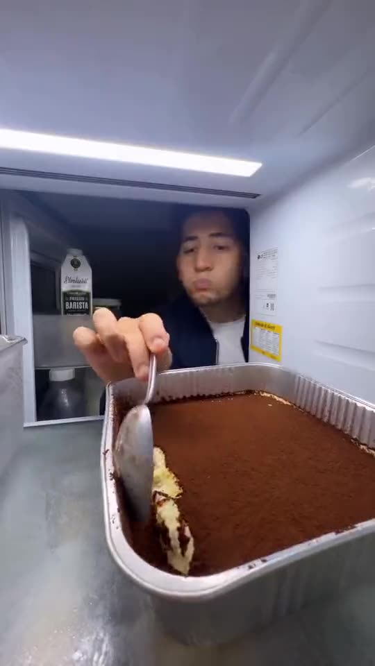 Create a Fridge POV AI Trend: Put You and a Friend in the Tiramisu Fridge Meme With Your Photo