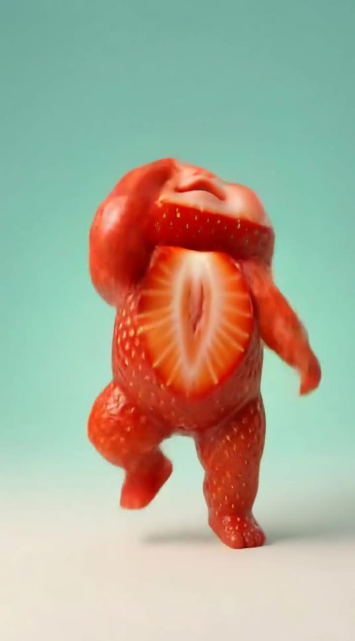 Fruit Kid Dance AI Trend: Cute Fruit-Head Kid Dance From One Photo AI meme video preview