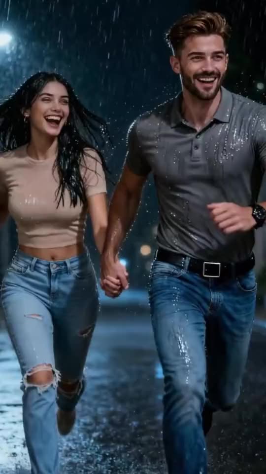 How to Make a Gemini Rain AI Effect: Put Yourself, or the Two of You, in Cinematic Rain on RemixMeme