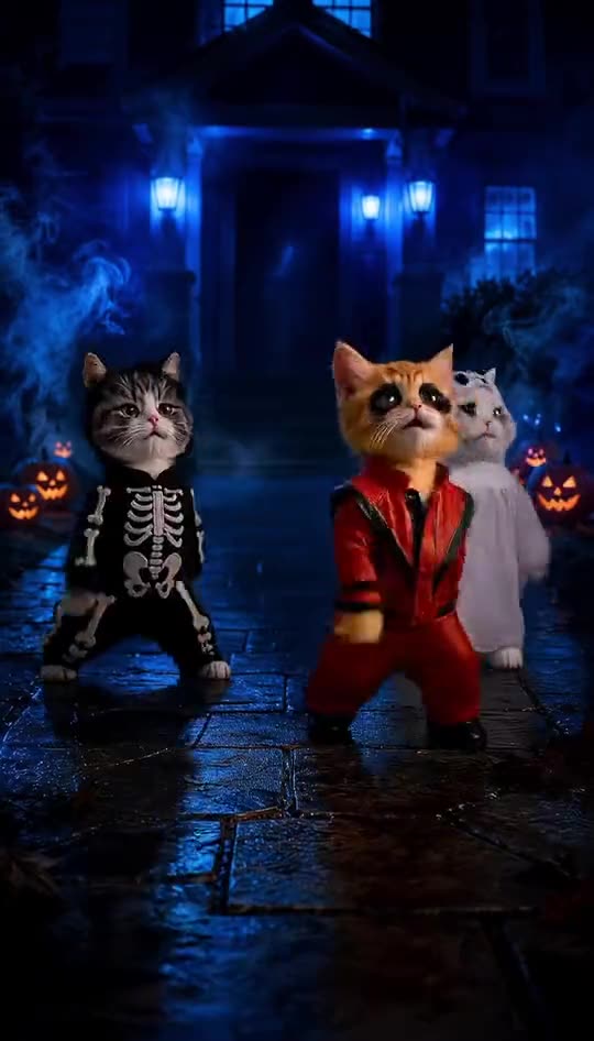 Thriller Dance AI: Do the Zombie Dance With a Friend or Your Pet: Make This Meme Video Online